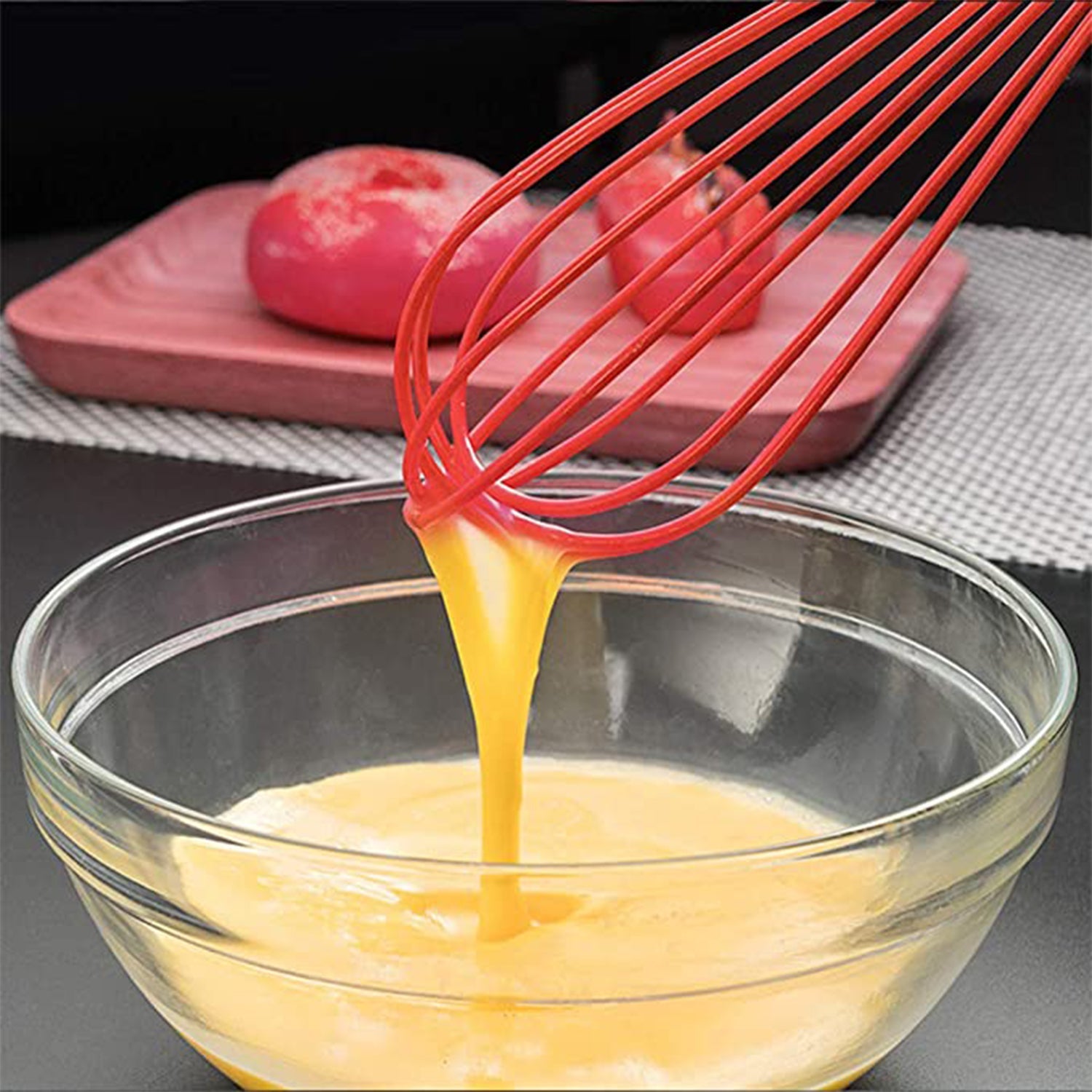 2930 Manual Whisk Mixer Silicone Whisk, Cream Whisk, Flour Mixer, Rotary Egg Mixer, Kitchen Baking Tool. DeoDap 2930 Manual Whisk Mixer Silicone Whisk, Cream Whisk, Flour Mixer, Rotary Egg Mixer, Kitchen Baking Tool. DeoDap